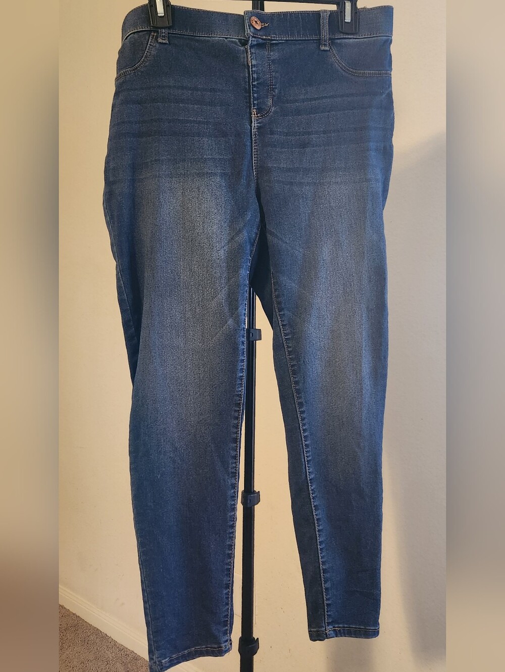 Vanilla Star Dark Blue Skinny Jeans